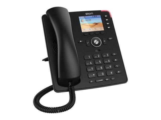 Snom D713 - VoIP-Telefon mit Rufnummernanzeige - dreiweg Anruffunktion - SIP - R-0