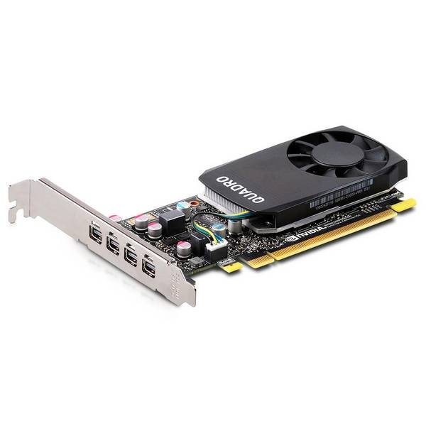 Fujitsu Quadro P620 Grafikkarte (S26361-D3000-V965, 2GB GDDR5, PCIe 3.0 x16, 1-Slot, 4x miniDP)