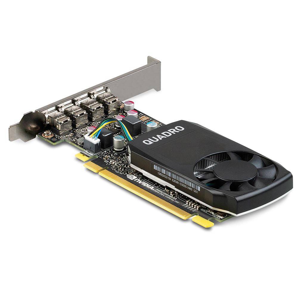 Fujitsu Quadro P620 Grafikkarte (S26361-D3000-V965, 2GB GDDR5, PCIe 3.0 x16, 1-Slot, 4x miniDP)-1