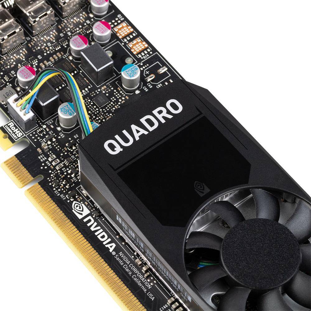 Fujitsu Quadro P620 Grafikkarte (S26361-D3000-V965, 2GB GDDR5, PCIe 3.0 x16, 1-Slot, 4x miniDP)-2