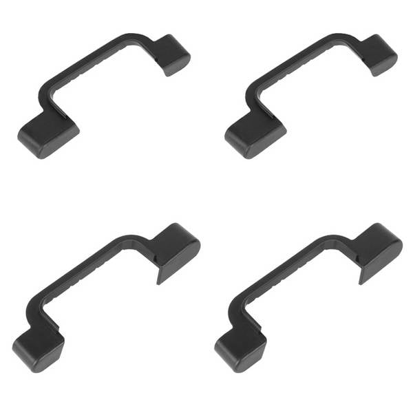 Hailo Stufenabschlüsse rechts & links 4 Stück für Stehleitern mit 43x20mm Holm & Stufentiefe 80mm