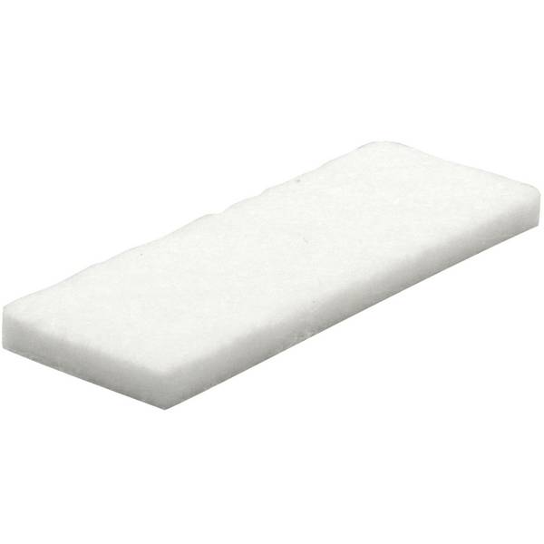 WAGNER Filz Pad 12tlg. - 16 x 44 x 3 mm, selbstklebend, weiß, für Filzgleiter, Schutzpads oder zum Basteln - 15174499