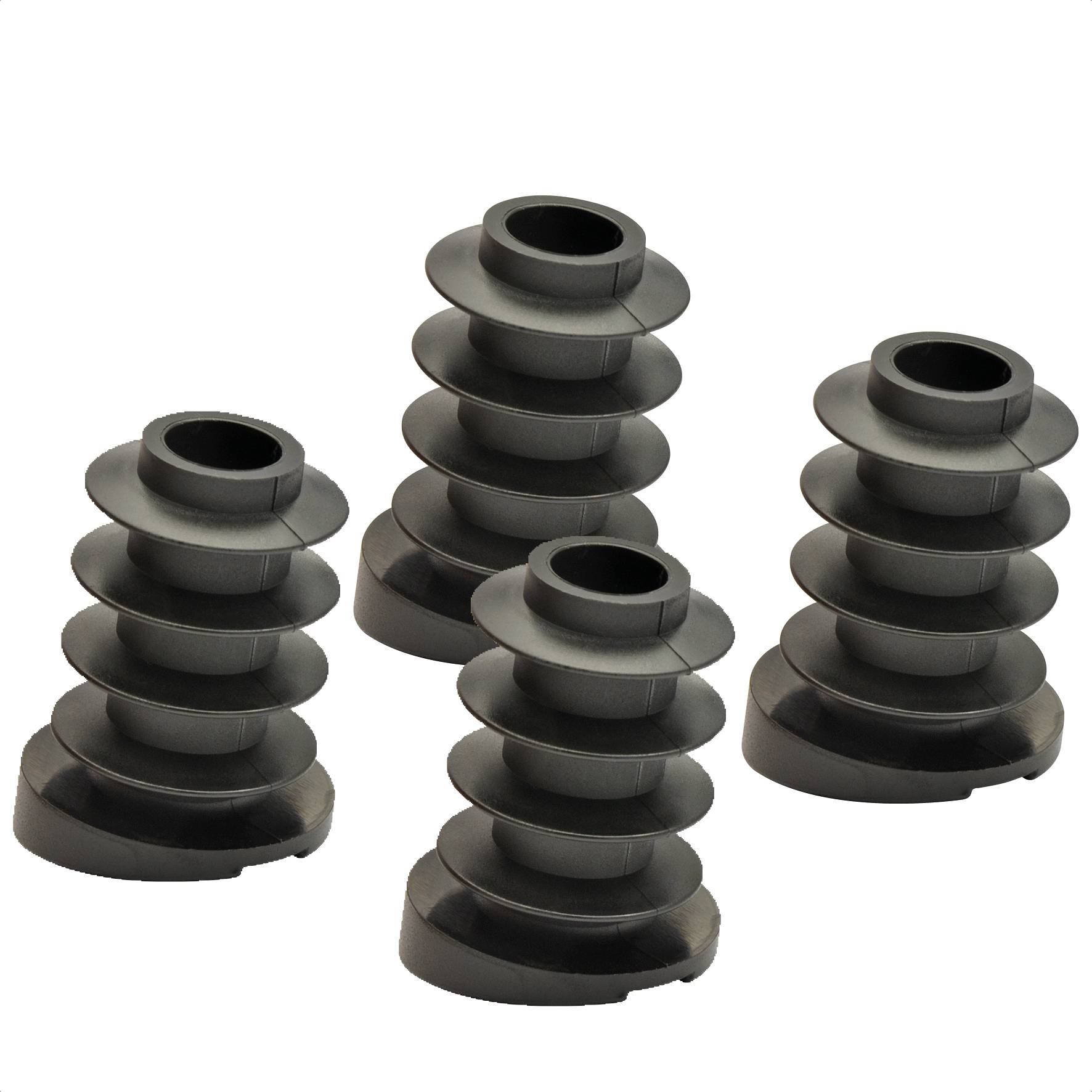 WAGNER QuickClick® Kunststoffgleiter SMART - 4er-Set zum Einstecken Ø 18/22 x 32 mm, Neigung 12°, DE Ware - 15787200-0
