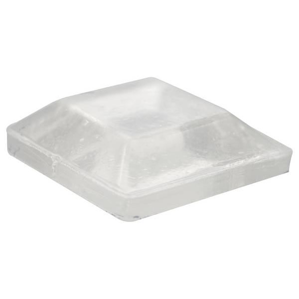 WAGNER Elastikpuffer eckig 16tlg - 10 x 10 x 3 mm, für Innen- und Außenbereich, aus transparentem Kunststoff - 15311099