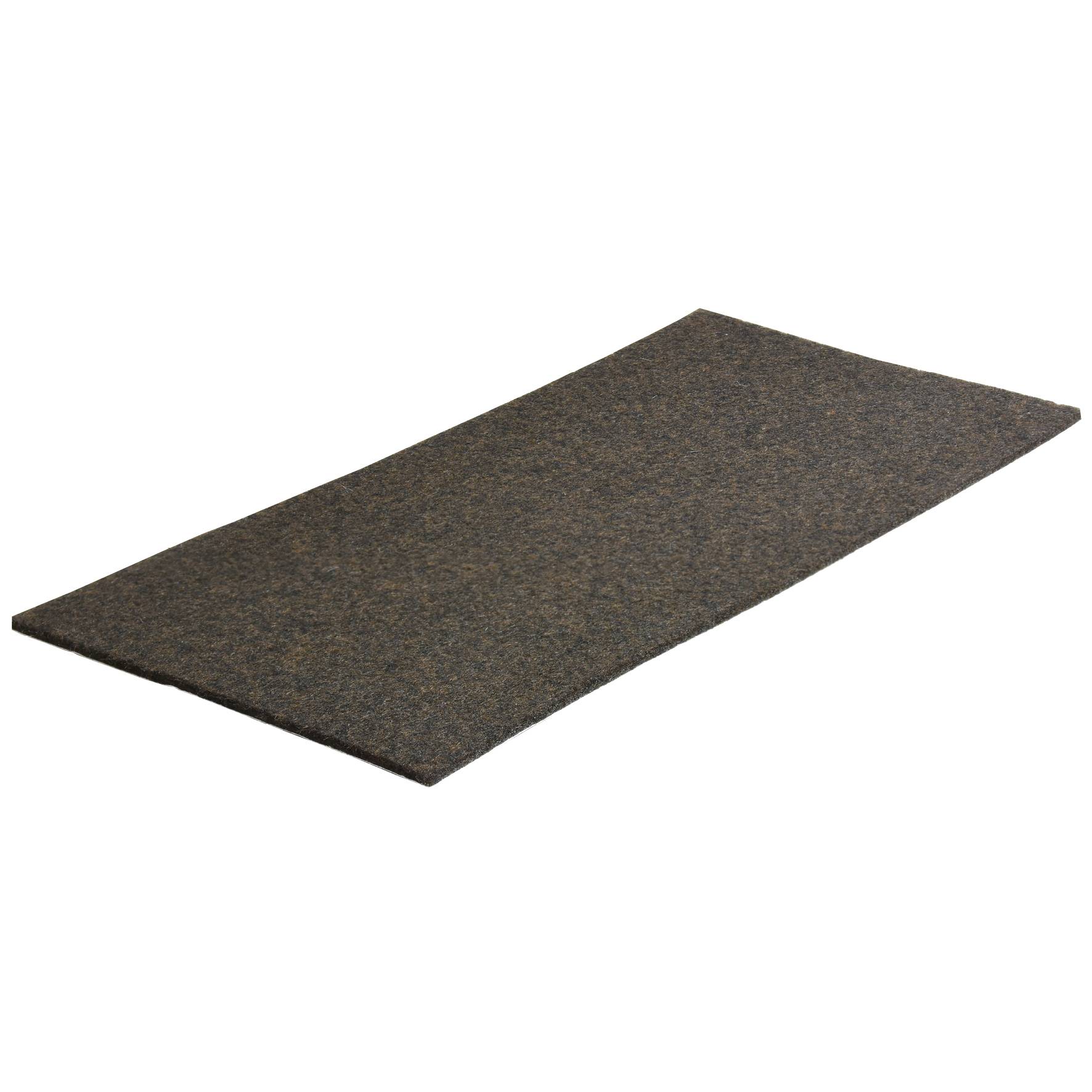 WAGNER Filz Pad - 100 x 200 x 3 mm, selbstklebend, braun, für Filzgleiter, Schutzpads oder zum Basteln - 15175299-0