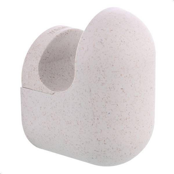 WAGNER hooks4home Wandhaken PILL - 75 x 55 x 45 mm, Bio Kunststoff hellgrau, DE Ware - 17041421