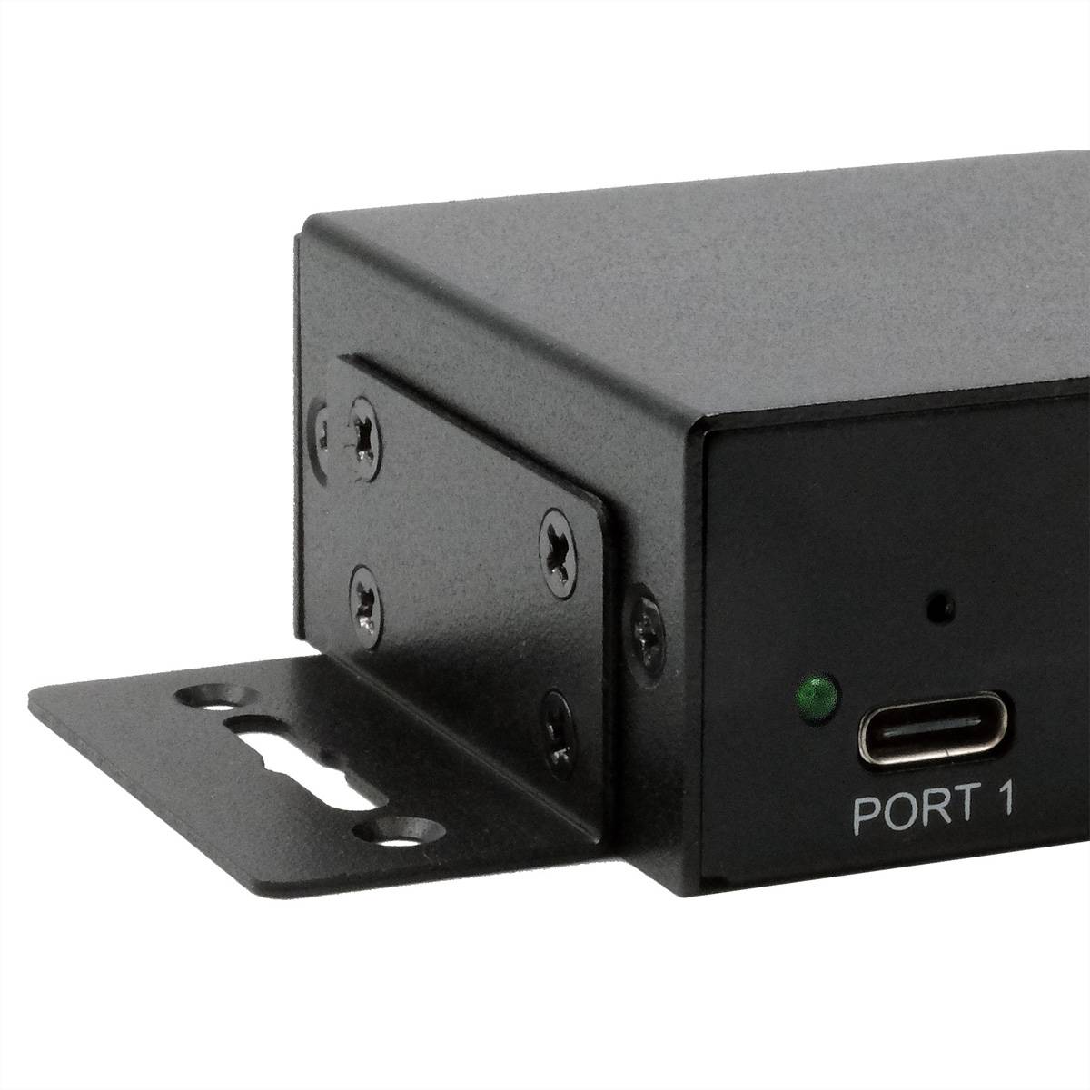 EXSYS EX-12293HMS 4 Port USB 3.2 Metall HUB 3x C- und 1x A-Anschlüsse-3