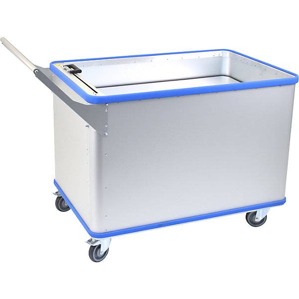 Federbodenwagen verstellbare Federkraft Oberfläche eloxiert Volumen 480 l mit Quick Grip. Gmoehling-0