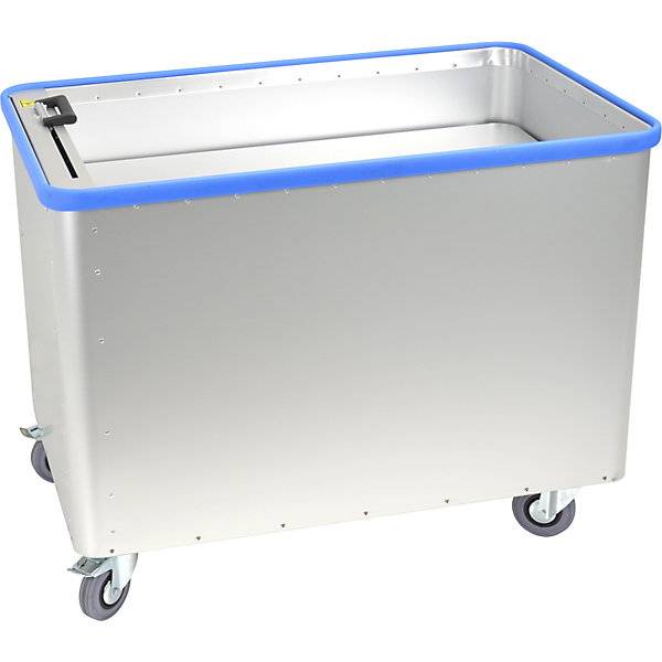 Federbodenwagen verstellbare Federkraft Oberfläche eloxiert Volumen 480 l ohne Griff. Gmoehling-0