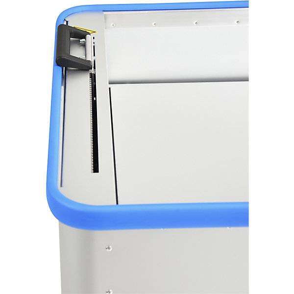Federbodenwagen verstellbare Federkraft Oberfläche eloxiert Volumen 480 l ohne Griff. Gmoehling-1