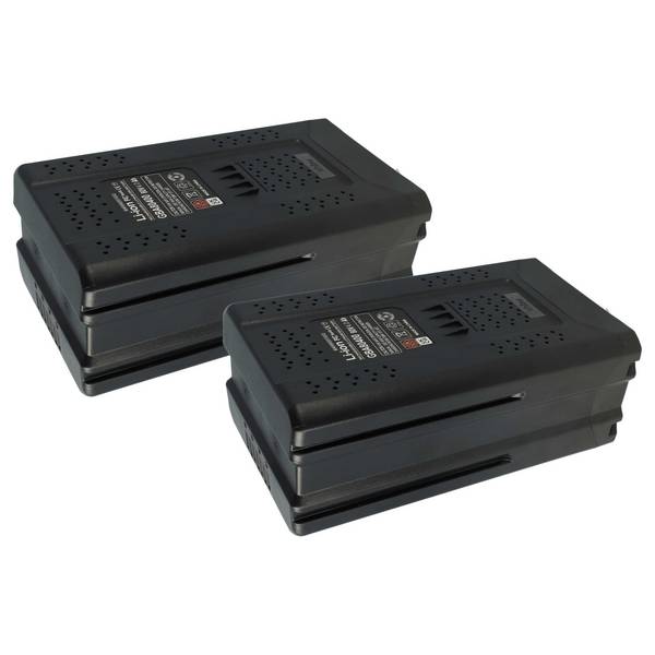vhbw 2x Akku Ersatz für Greenworks GBA80500 | GBA80250, GBA80400 für Werkzeug (4000 mAh, Li-Ion, 80 V)