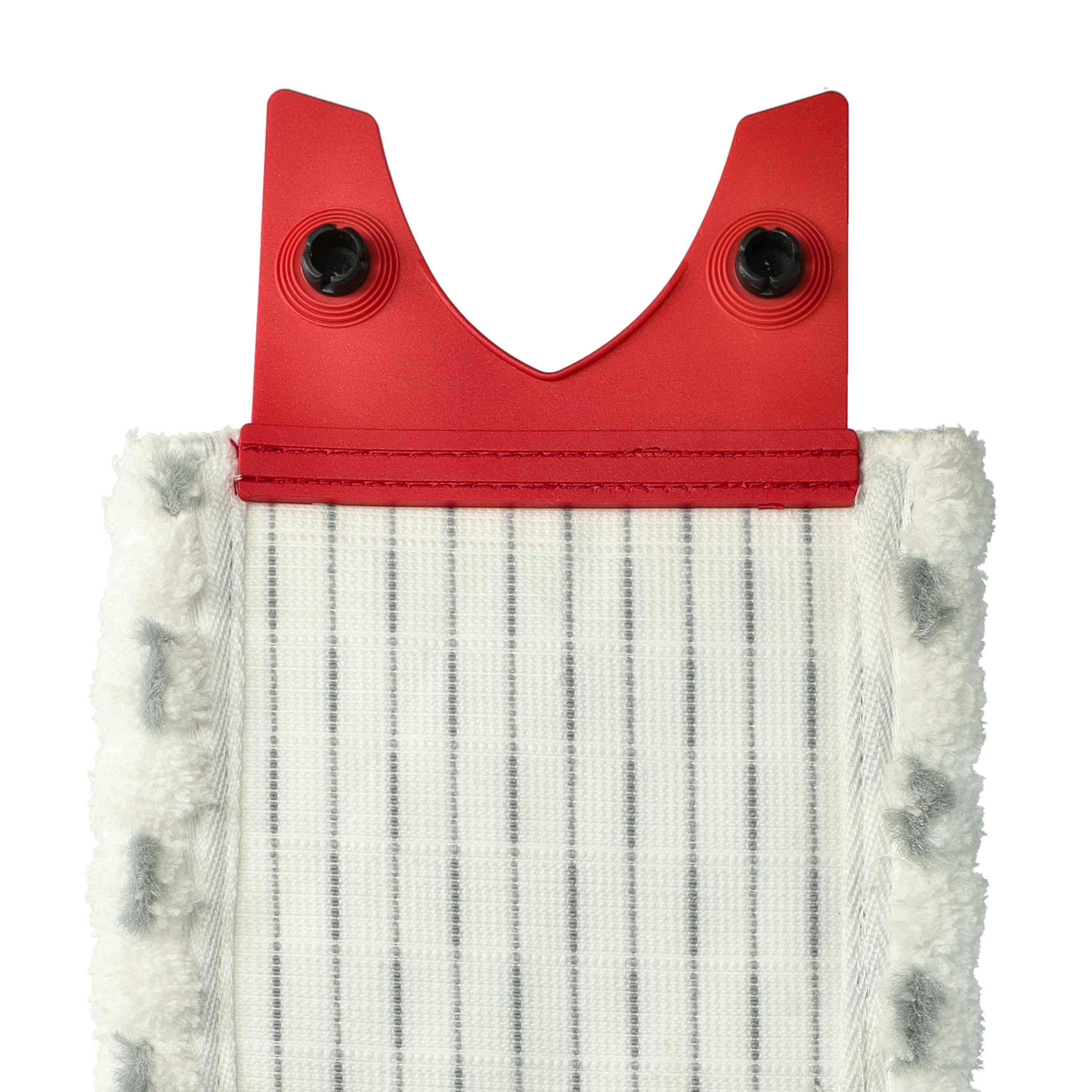 vhbw 10x Wischbezug kompatibel mit Vileda 1-2 Spray Wischmopp | Ersatzkopf, Mikrofaser Grau Weiß-4