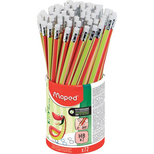 Maped Schreiblern-Bleistift Kidy learn, 72er Köcher (82853602)