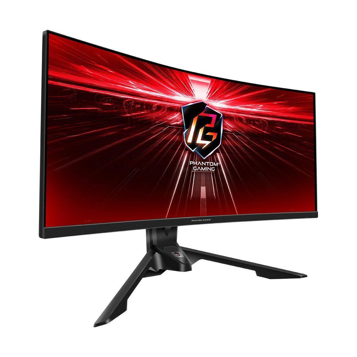 34inch ASRock Phantom Gaming PG34WQ15R3A UWQHD curved monitor (Black) 165Hz-0
