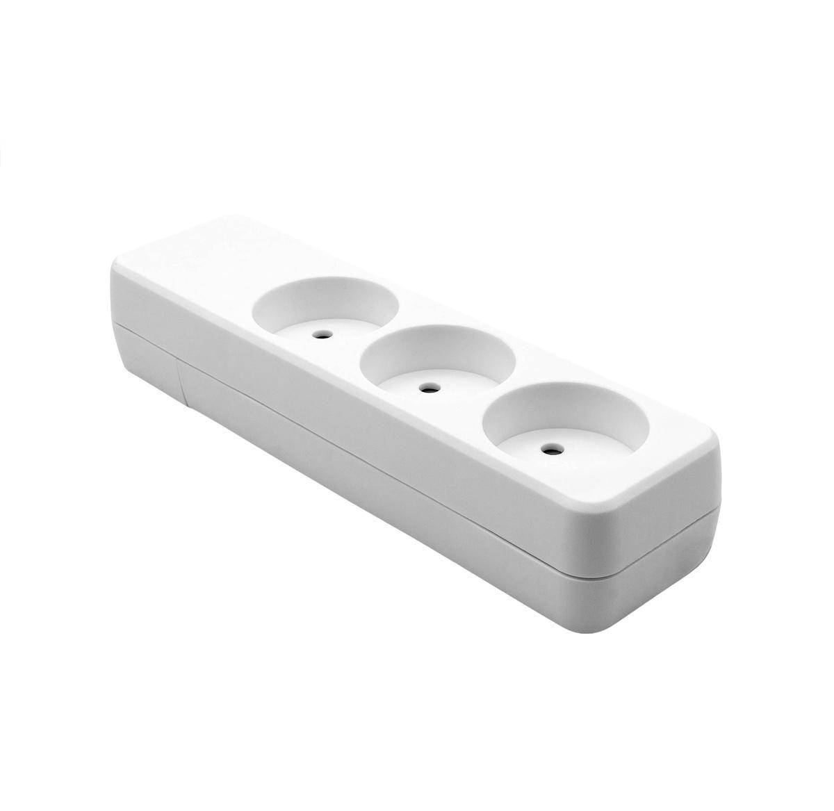 PROXTEND - Danish Power Strip 3-way White-0