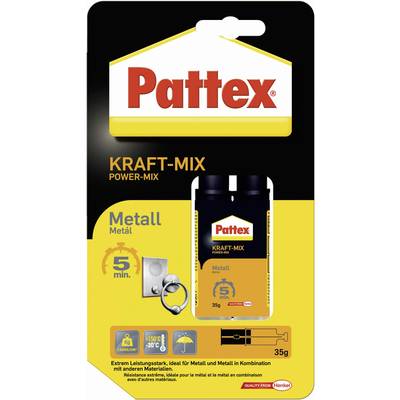 Pattex KRAFT-MIX Metall Zwei-Komponentenkleber PK5MS 35 g