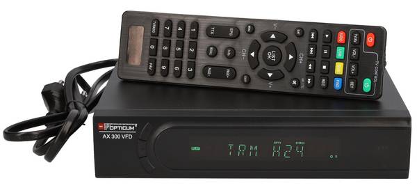 RED OPTICUM DVB-S2 HDTV-Receiver AX 300 VFD
