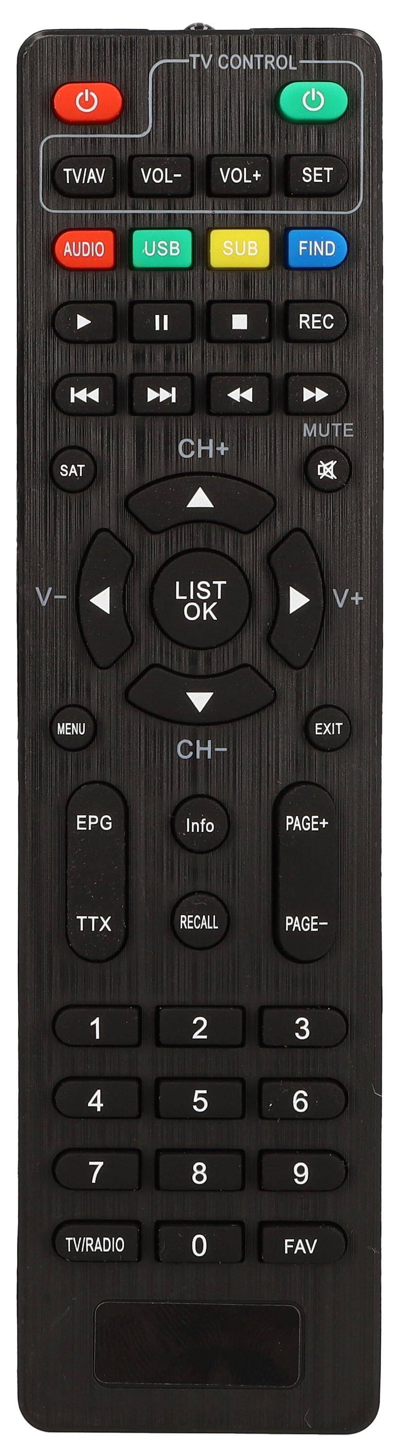 RED OPTICUM DVB-S2 HDTV-Receiver AX 300 VFD-3