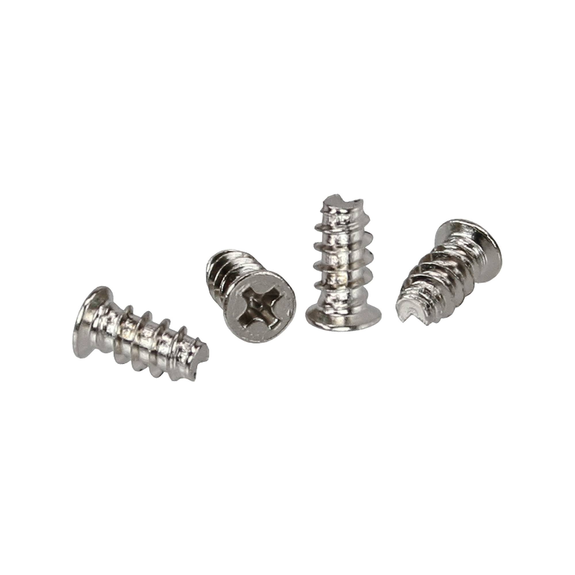 InLine® Lüfterschrauben, 5,0x10,0mm, silbern, 4er Pack-0