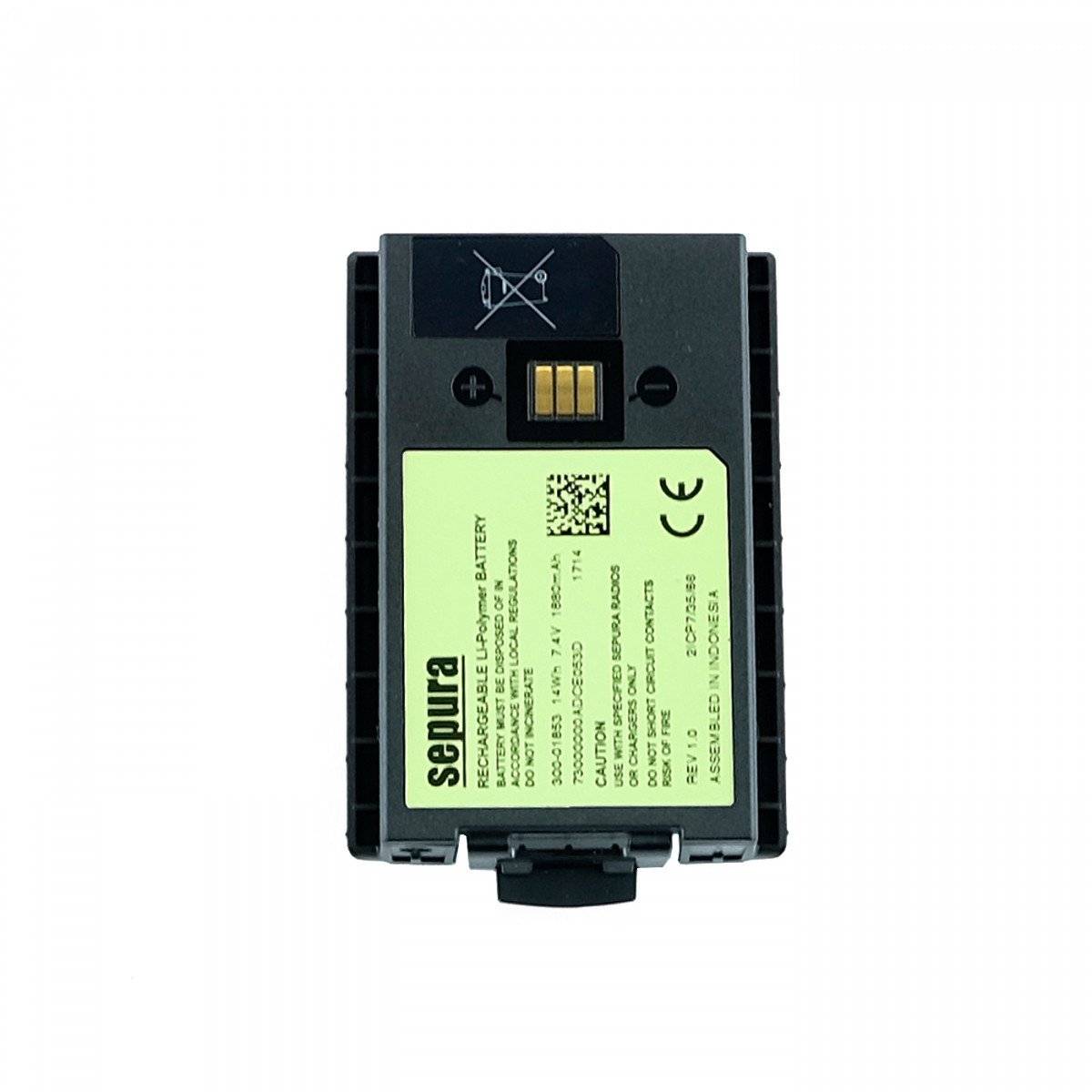 SEPURA Li-Polymer Hochleistungs Akku 1880mAh SC2020 STP8038 STP9038 41000167 300-01853-3
