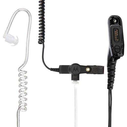 Motorola IMPRES Headset zur verdeckten Tragweise 2 Kabel Low Noise Schwarz PMLN6129A-0