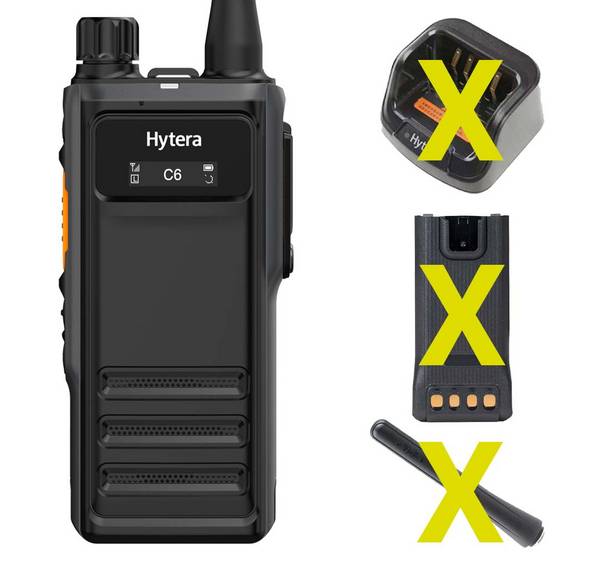 Hytera HP605 Handfunkgerät UHF 400-527 MHz IP67 ohne Zubehör DMR & Analog HP605 Um