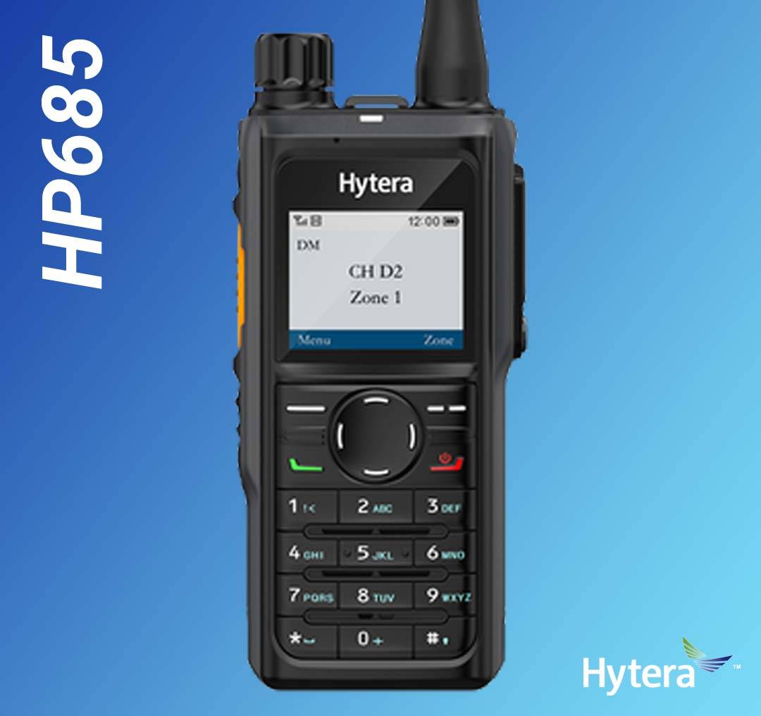 SET Hytera HP685 UHF 400-527MHz GPS Bluetooth Batterie Ladegerät Antenne AN0435H13 HP685BTUm-2