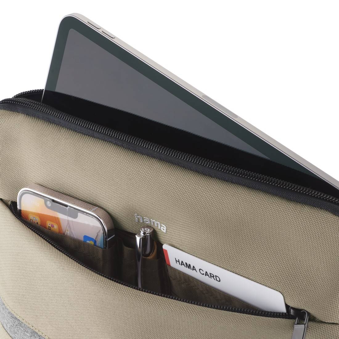 hama 00217247 Tablet-Sleeve "Terra", bis 28 cm (11"), Natur-1