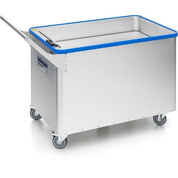 Federbodenwagen verstellbare Federkraft Oberfläche eloxiert Volumen 480 l mit Quick Grip. Gmoehling-4