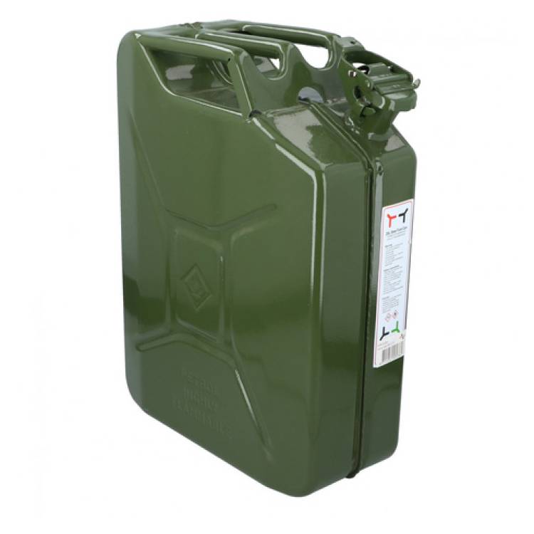 Benzinkanister 20 Liter aus Metall leer-0