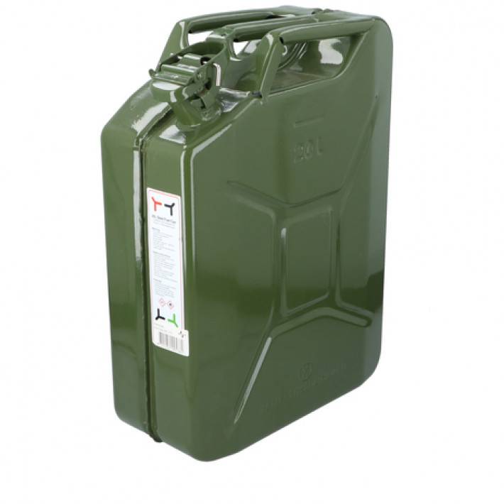 Benzinkanister 20 Liter aus Metall leer-1