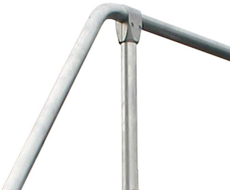 Krause 820242 Aluminium Podestleiter fahrbar Arbeitshöhe (max.): 2.95 m Silber DIN EN 131, BGI 637, BGI 694, BGV-D 36 37-4