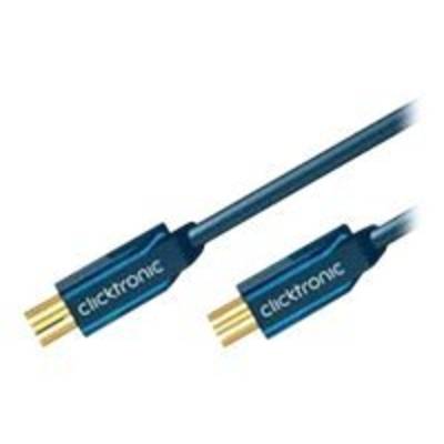 ClickTronic Casual Series - HF-Kabel - F-Stecker männlich zu F-Stecker weiblich