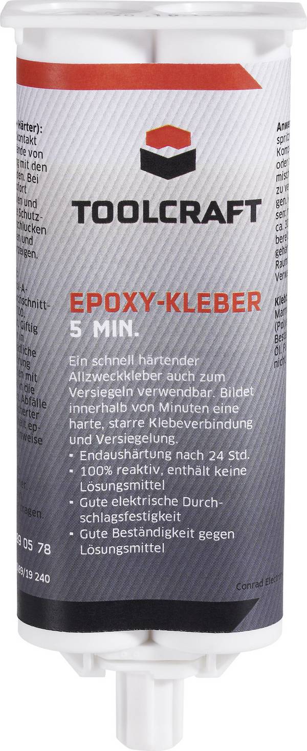 TOOLCRAFT Epoxy 5 Min. Zwei-Komponentenkleber EPO5.K50 50 ml