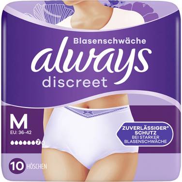always discreet Inkontinenz-Höschen Pants Plus, Größe: M