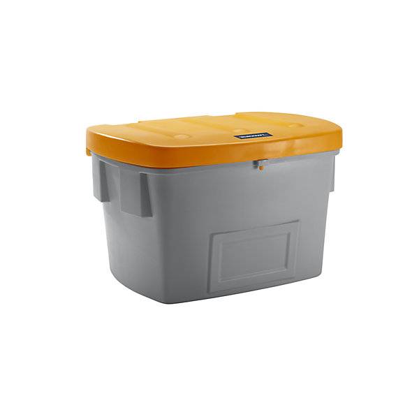 Universal- und Streugutbehälter ohne Entnahmeöffnung 700 l Deckel orange. TAKKT Industrial & Packaging GmbH-0