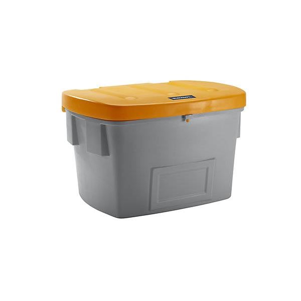 Universal- und Streugutbehälter ohne Entnahmeöffnung 700 l Deckel orange. TAKKT Industrial & Packaging GmbH