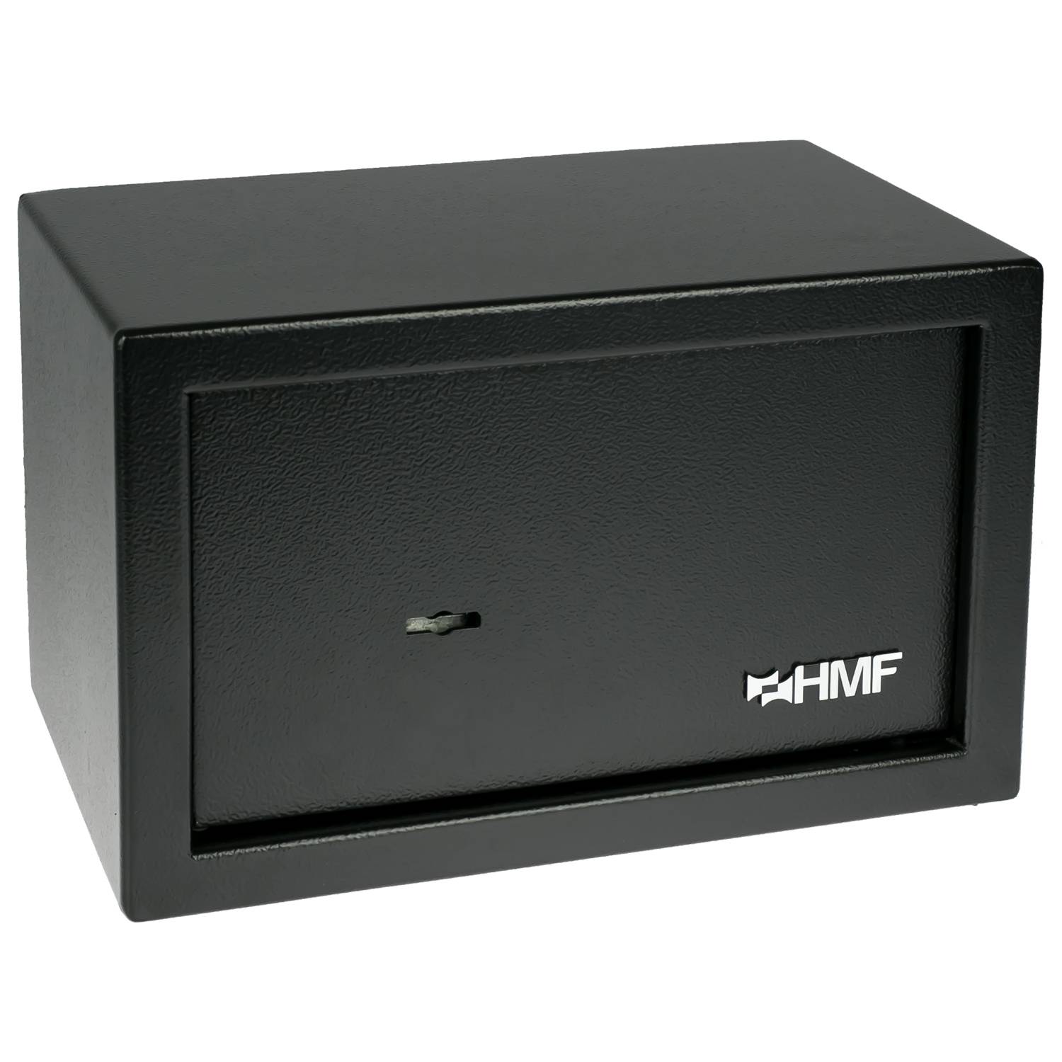HMF 49200-02 Safe Tresor mit Schlüssel, Möbeltresor | 31 x 20 x 20 cm | Schwarz-2