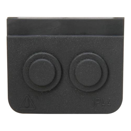 KOPP BLUE ELECTRIC - 2-fach Kabeleinführung (Aufputz-Feuchtraum) - in anthrazit-0