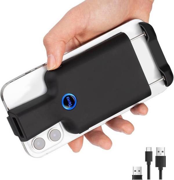 Tera Barcode Scanner 0012 1D 2D QR Tragbarer Rückclip Wireless Drahtlos Bluetooth für Smartphone