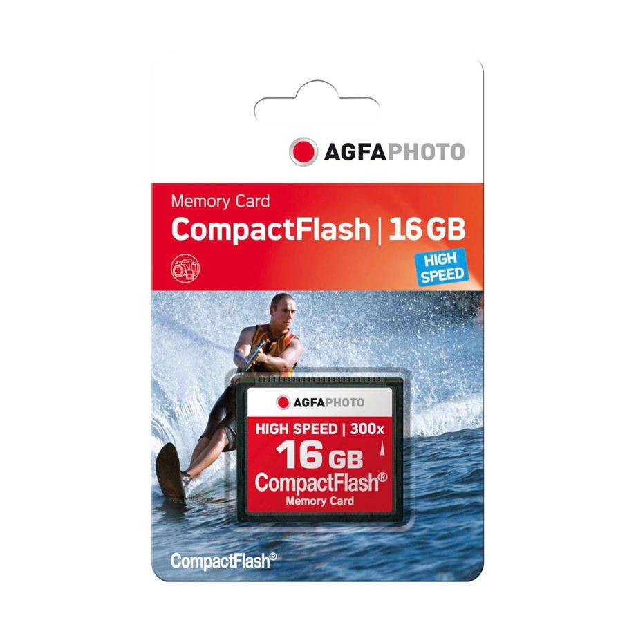 AgfaPhoto Compact Flash, 16GB, 16 GB, Kompaktflash, Schwarz-1