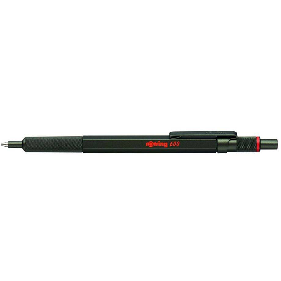 Rotring 600, Clip, Clip-on-Einziehkugelschreiber, Nachfüllbar, Schwarz, 1 Stück(e)-0