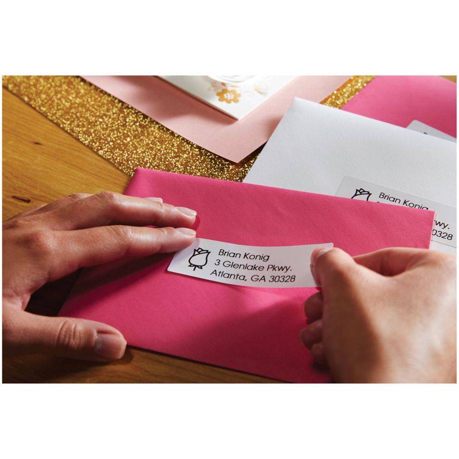 Thermopapier-Etiketten weiß; 25,0 x 54,0 mm; selbstklebend, 1 Stück-2