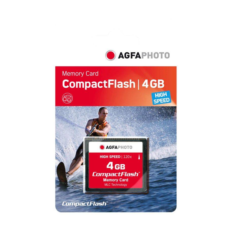 AgfaPhoto Compact Flash, 4GB, 4 GB, Kompaktflash, Schwarz-1