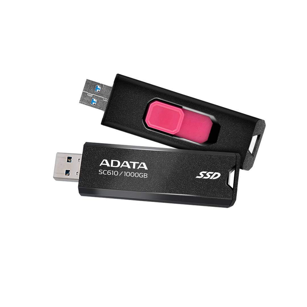 Externe Festplatte Adata SC610-1000G-CBK 1 TB SSD-5