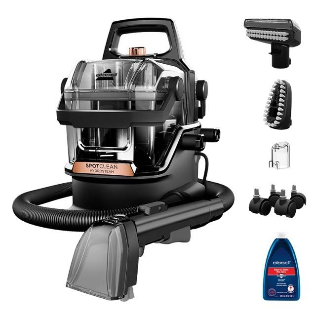 BISSELL SpotClean HydroSteam Pro Waschsauger SchwarzEinsatzgebiet: Treppen Teppichböden Polstermöbel Auto-0