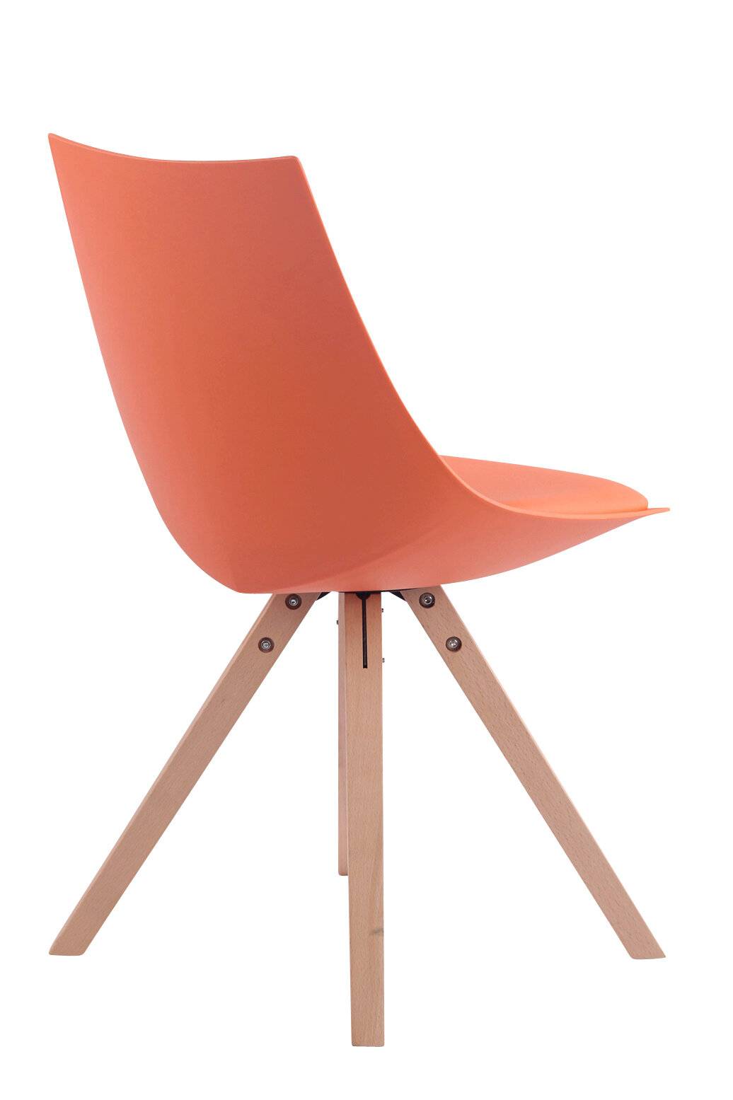 Stuhl Albi Kunstleder Natura Square orange-3