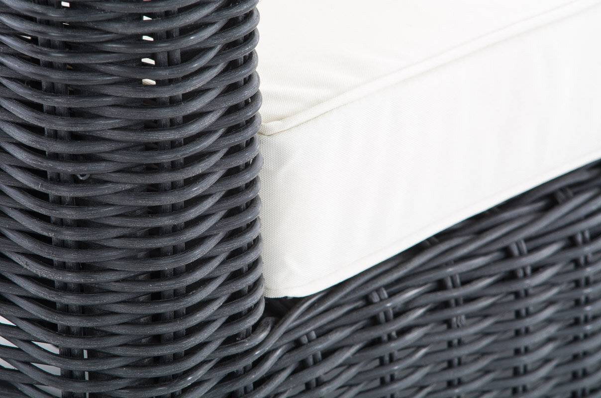 Sofa 3er Fisolo Cremeweiss 5mm schwarz-4