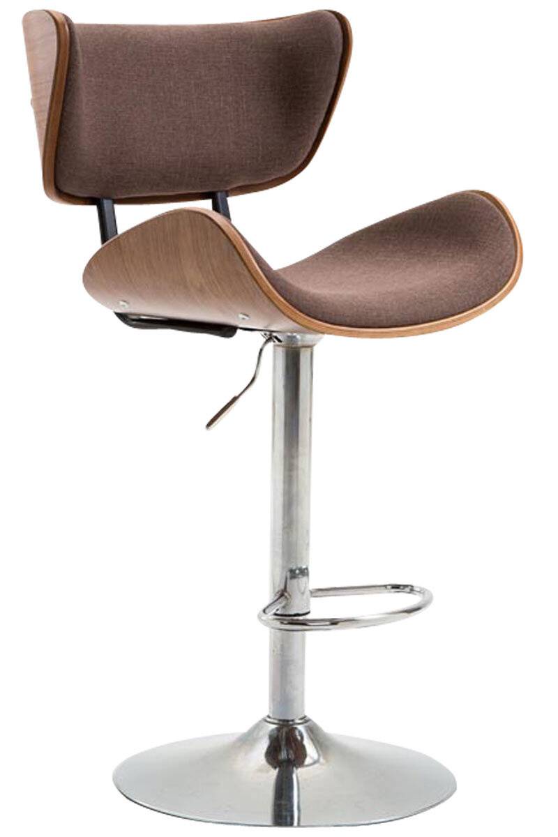 Barhocker La Paz Stoff Walnuss walnuss/braun-0