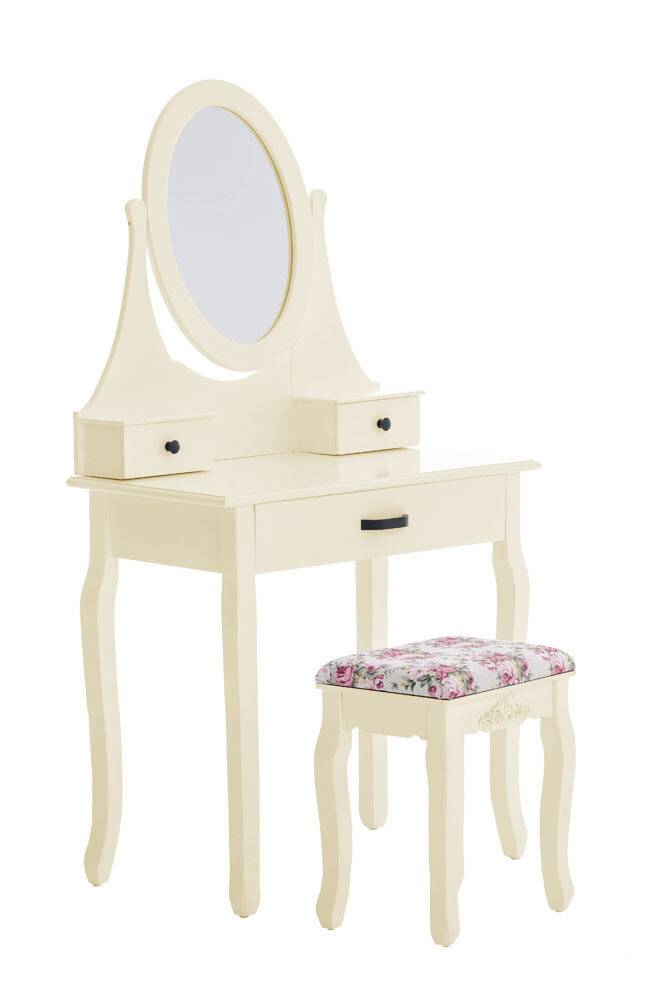 Schminktisch Neila 75*40*136cm creme-0